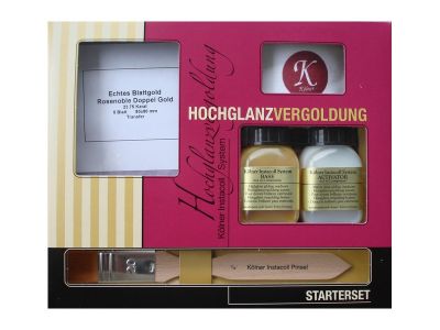 Starter SET - Hochglanzvergoldung 