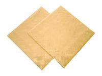 goldene Servietten f�r die Goldhochzeit oder andere Anl�sse- 33x33cm- 1 Pack. a 20 St�ck