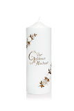 Kerze zur Goldenen Hochzeit- 220 mm x � 80