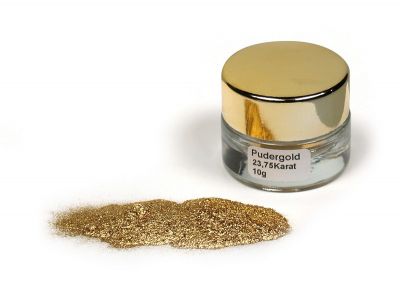 1gr. Pudergold gl�nzend - Dukaten Gold -23,5 Karat zur Vergoldung mit Pudergold 