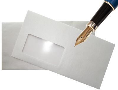 25 silberne Briefumschl�ge DIN lang mit Fenster selbstklebend, seidengl�nzend aus Silberpapier