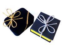 100 kleine Schmuck-Ziergummischleifen SILBER oder GOLD, Umband 12cm, f�r Schmuckverpackungen