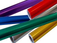 Dekorfolie farbiges Aluminium 1m x 10m Rolle zur Dekoration mit farbiger Alu-Dekorfolie