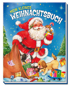 Mein kleines Weihnachtsbuch im wattiertem Einband- 12 x15 cm -64 Seiten-im handlichen Format
