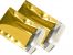 10 x goldene Folien-Briefumschl�ge undurchsichtig, rei�fest, selbstklebend diverse Gr��en DIN lang, 