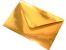 C6 Briefumschl�ge 10 St�ck/Pack. Gold gl�nzend nassklebend gummiert Papierumschlag