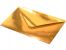 DIN lang Briefumschl�ge 5 St�ck/Pack. Gold gl�nzend nassklebend gummiert Papierumschlag