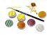 Ersatzfarben-N�pfchen � 30mm, Perlglanz Farben in diversen Farbt�nen, wasserl�slich, Schimmereffekt