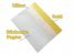 Stanniol Aluminium einseitig beschichtetes Papier in SILBER 375mm x 2500 lfm vollfl�chig Gold gef�rb