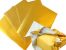 Alu-Butterfolie - Ihr Wunschma� - Gold seidenmatt, wachskaschiert, fettdicht, 1kg in Formate
