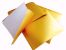 Alu-Butterfolie - Ihr Wunschma� - Gold seidenmatt, wachskaschiert, fettdicht, 1kg in Formate