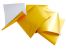 30 Blatt (40gr.) 120x155 mm Butterfolie, wachskaschiert & fettdicht, Farbe Gold seidengl�nzend
