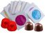 50 Blatt bunte Alufolie Pralinenfolie f�r Schokoladen 80x80mm 10gr. Einwickelfolie Einzelfarbe