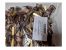 250 Schleifen Farbe Braun mit Drahtclip Satinband 15 mm, Confiserie Schleife Clip 6 cm,