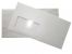 25 silberne Briefumschl�ge DIN lang mit Fenster selbstklebend, seidengl�nzend aus Silberpapier